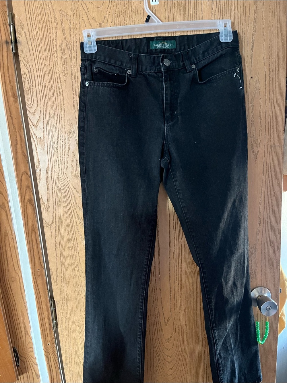 Black Ralph Lauren Straight-Leg Jeans